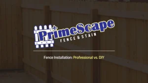 fence installation professional vs diy