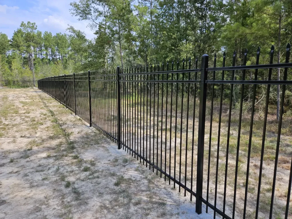 6 foot classic press point ornamental fence 3