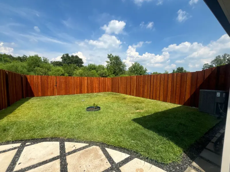 primescape fence staining western red cedar fence 6