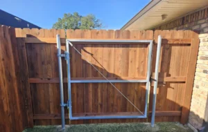 metal frame no dig gate