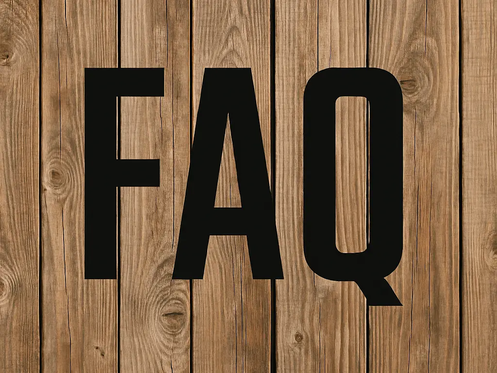 wooden fence background faq