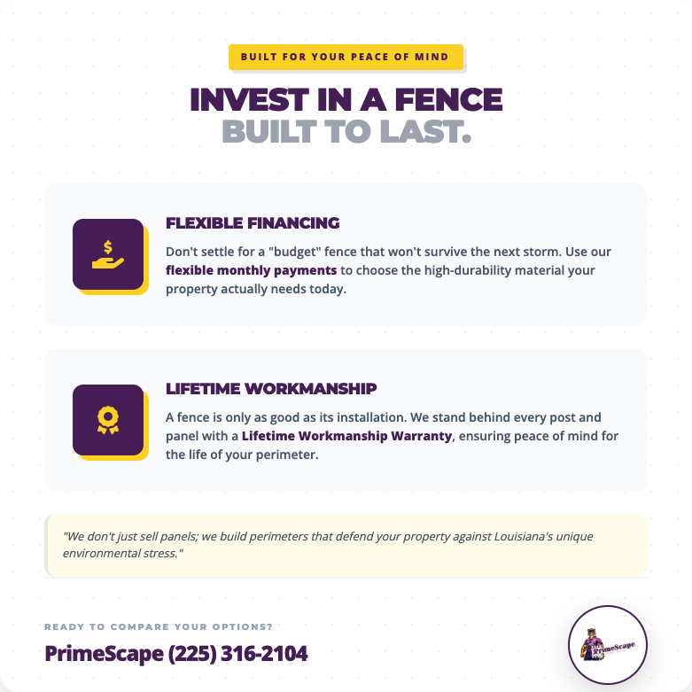 invest in a fence built to last