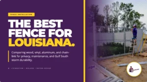 primescape best fence for louisiana fence installation