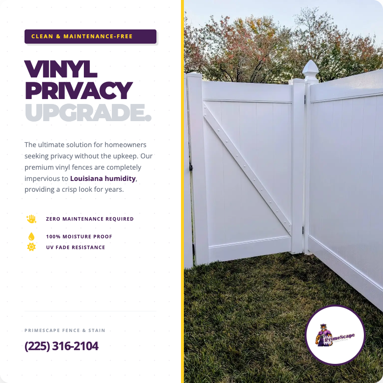 vinyl fence privacy upgrade
